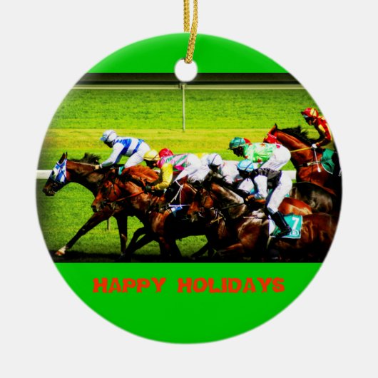 HORSE RACING ORNAMENT (Voorkant)