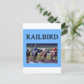 HORSE RACing railvogel Briefkaart (Staand voorkant)