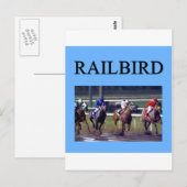 HORSE RACing railvogel Briefkaart (Voorkant / Achterkant)