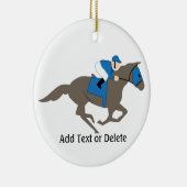 Horse Racing - SRF Keramisch Ornament (Rechts)