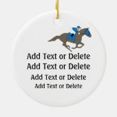 Horse Racing - SRF Keramisch Ornament (Achterkant)