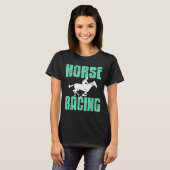 Horse Racing Srt Fanatics Speed And On  T-shirt (Voorkant volledig)