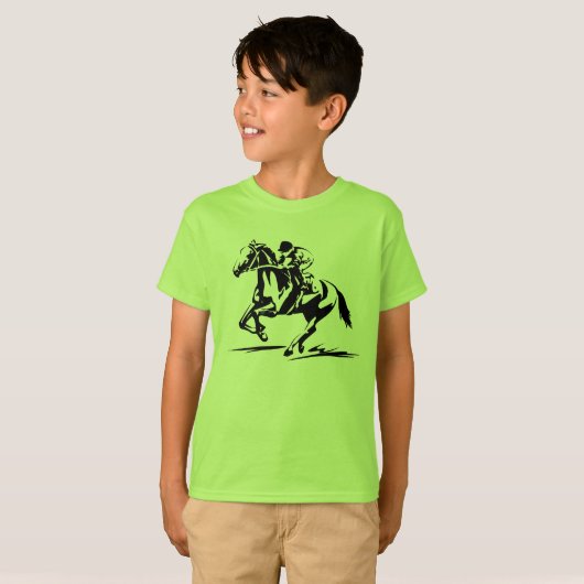 Horse Racing T-shirt (Voorkant volledig)