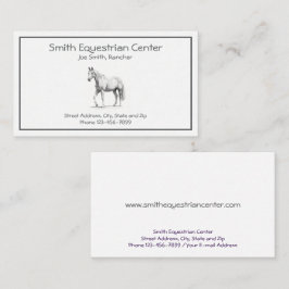 Horse Ranch Business Card Visitekaartje