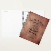 Horse Ranch Business Gepersonaliseerde Logo Planner (Display)