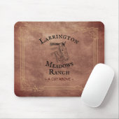 Horse Ranch Business Logo Western Muismat (Met muis)