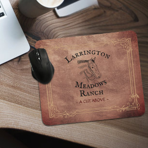 Horse Ranch Business Logo  Western Muismat