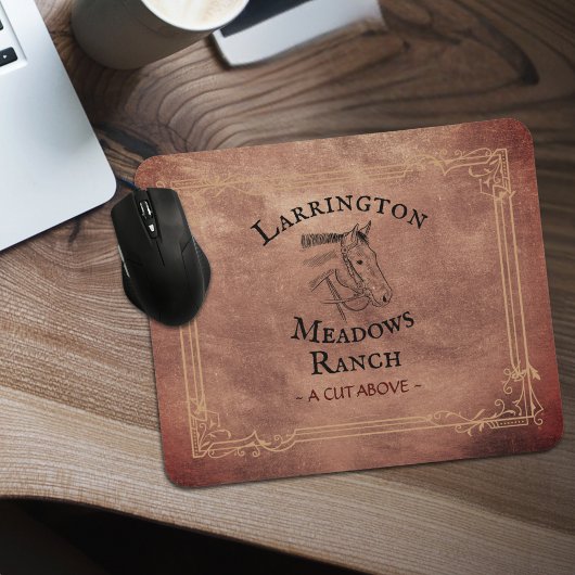 Horse Ranch Business Logo Western Muismat