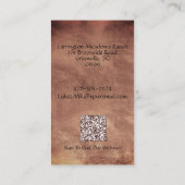 Horse Ranch Logo QR-code Visitekaartje (Achterkant)
