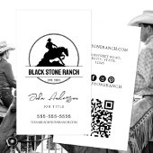 Horse ranch logo reining westerne schuur branding visitekaartje