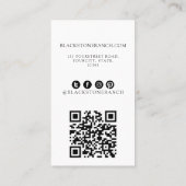 Horse ranch logo reining westerne schuur branding visitekaartje (Achterkant)