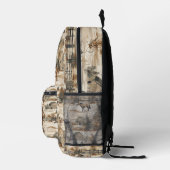 Horse Ranch Toile Bedrukte Rugzak (Rechts)