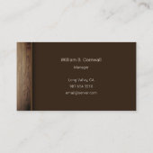 Horse Ranch Visitekaartje (Achterkant)