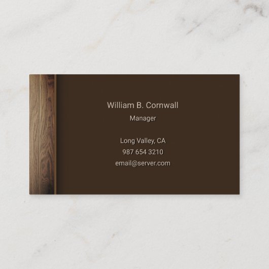 Horse Ranch Visitekaartje (Achterkant)