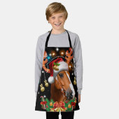 Horse Reindeer Schort (Gedragen)