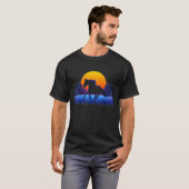 Horse Retro Farmer Horse Riding T-shirt (Voorkant volledig)