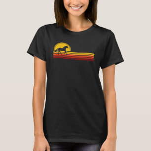 Horse Retro  Stijl 60s 70s Mannen Vrouwen Eques T-shirt