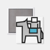 Horse Rider 2 Magneet (Voorkant / Achterkant)
