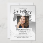 Horse Rider Celebration of Life Photo Funeral Kaart (Voorkant)