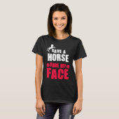 Horse Rider Horseback die een paard redt T-shirt (Voorkant volledig)