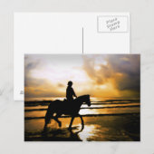 HORSE RIDER OP BACH BRIEFKAART (Voorkant / Achterkant)