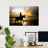 HORSE RIDER OP BACH POSTER (Thuiskantoor)