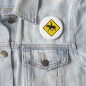 Horse Rider Ronde Button 5,7 Cm (In situ)