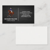 Horse Rider | Sitter van dieren Visitekaartje (Voorkant / Achterkant)