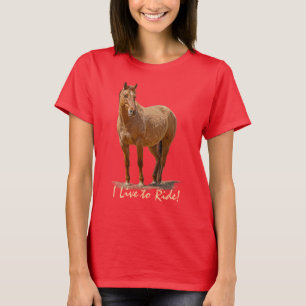 Horse riders Equine Designer Apparel T-shirt