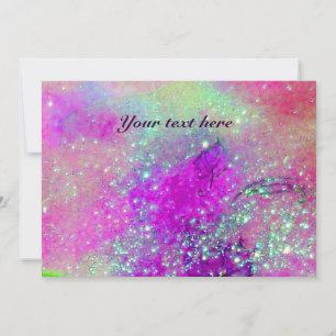 HORSE RIDERS IN NACHT, Blauw Paars, Roze Sparkles