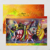 HORSE RIDERS, MUZIEK IN DE NACHT, gele enkels Aankondiging (Voorkant / Achterkant)