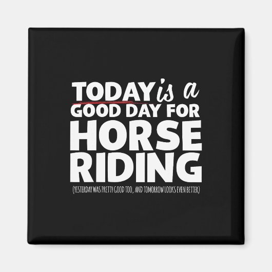 Horse Riding2 Magneet (Voorkant)