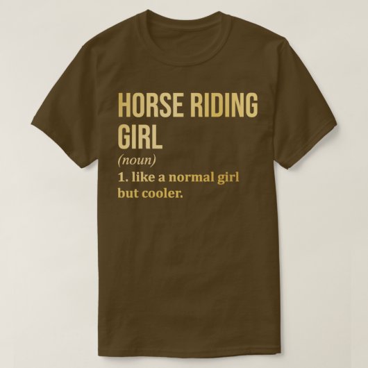 Horse Riding2 T-shirt (Design voorkant)