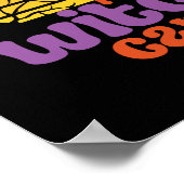 Horse Riding Anime Girl Witch Halloween Poster (Hoek)