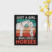 Horse Riding Eigenaar van paardenrennen Kaart (Gele Bloem)