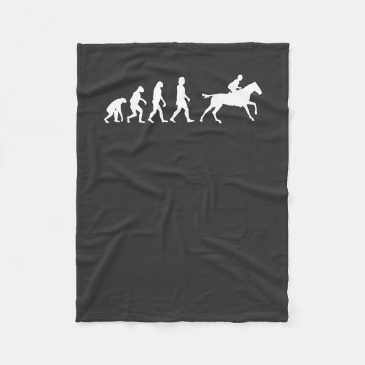 Horse Riding Gift Fleece Deken (Voorkant)