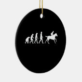 Horse Riding Gift Keramisch Ornament (Rechts)