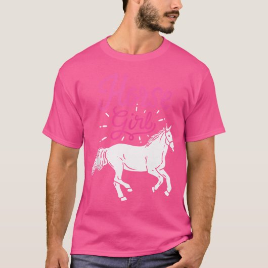 Horse Riding Girls T-shirt (Voorkant)