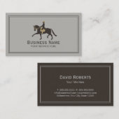 Horse Riding Gold Equestrian Professional Equine Visitekaartje (Voorkant / Achterkant)