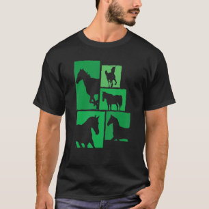 Horse Riding Horse Silhouette Horse Rider Horsebac T-shirt