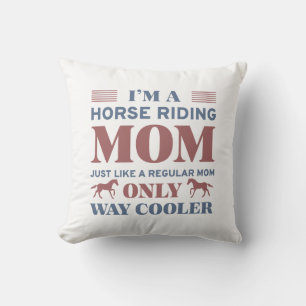 Horse Riding Mom Kussen