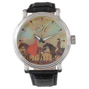 HORSE RIDING Monogram Horloge