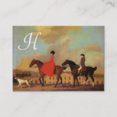 HORSE RIDING Monogram Visitekaartje (Achterkant)
