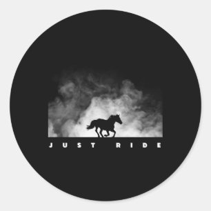 Horse ringpaard ronde sticker