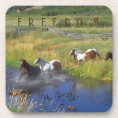 Horse River Bier Onderzetter (Voorkant)