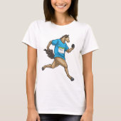 Horse Runner Running Sports T-shirt (Voorkant)