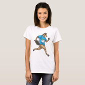 Horse Runner Running Sports T-shirt (Voorkant volledig)