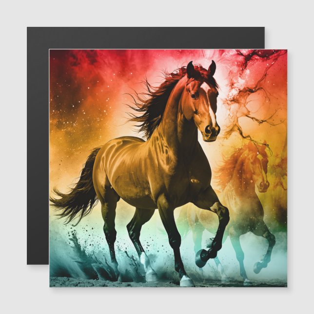 Horse running  (Voorkant / Achterkant)