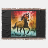 Horse running  deken (Voorkant)