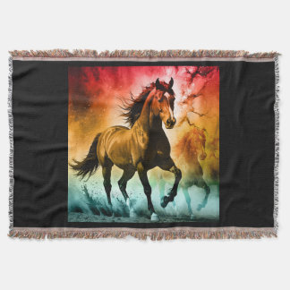 Horse running  deken